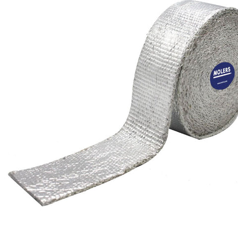 125 CINTA DE FIBRA DE VIDRIO TEXTURIZADA CON CARA DE ALUMINIO